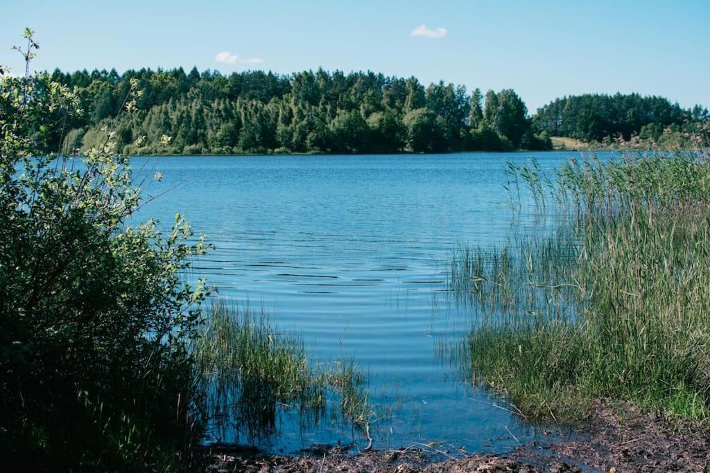Trojmiasto Nad Jeziorem Dom -Echochata Kamień Eksteriør bilde